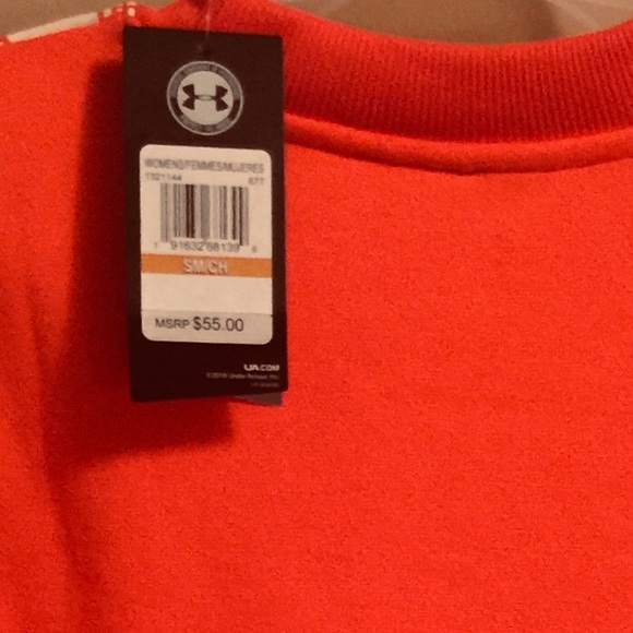 Brand new orange under armor sweatshirt. - Picture 3 of 3